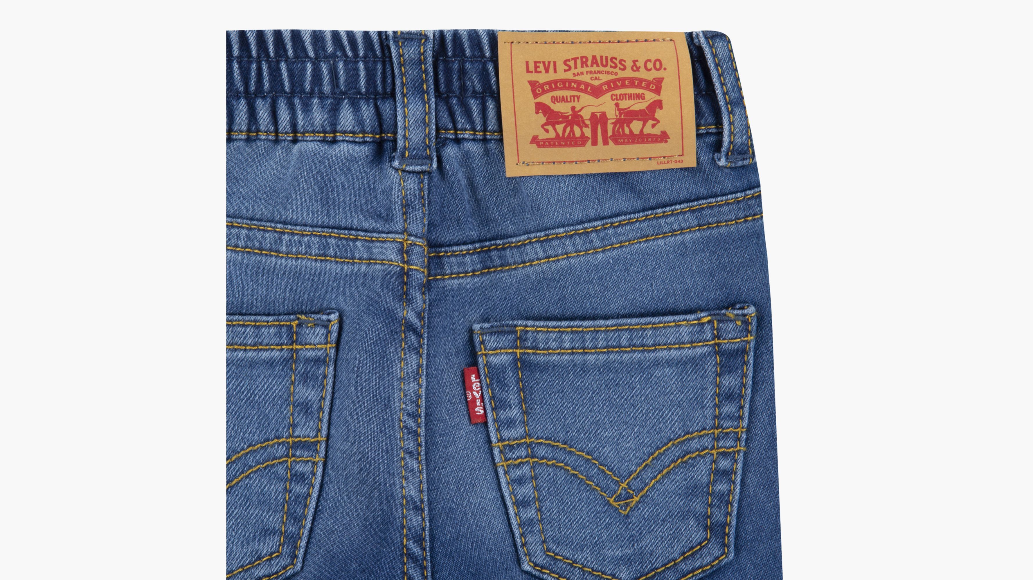 Jean skinny en maille - Ues - Bleu