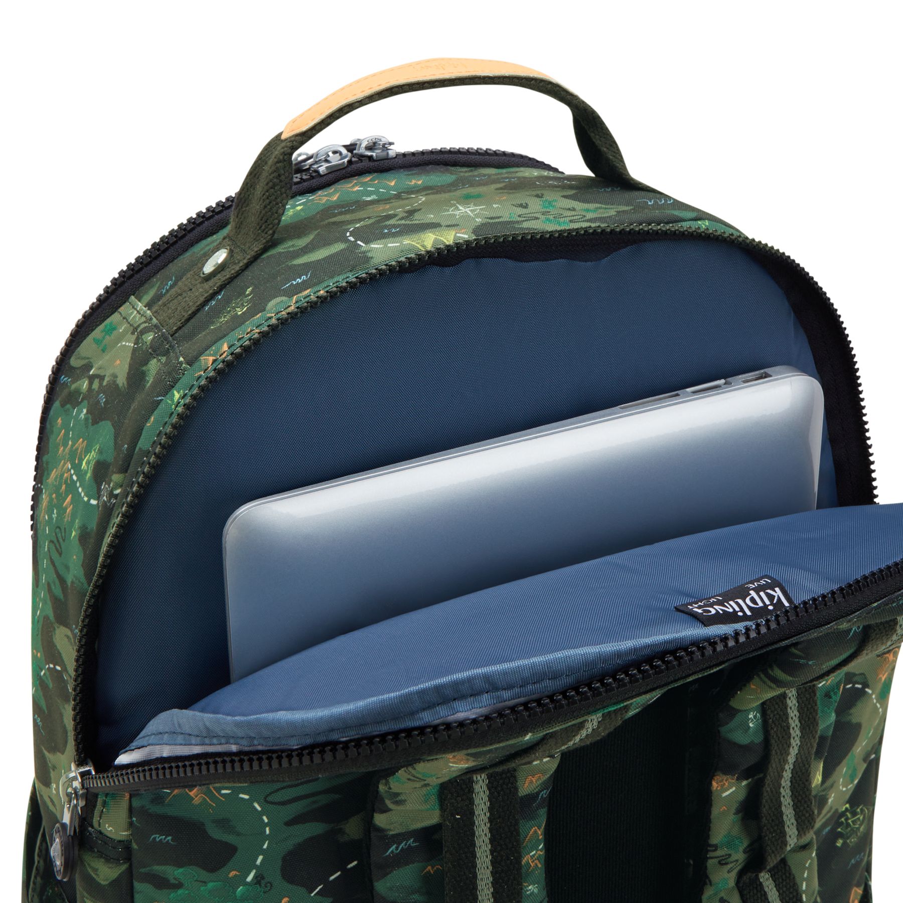 SEOUL COLLEGE Grand sac à dos avec compartiment séparé pour ordinateur portable - Camo Treasure
