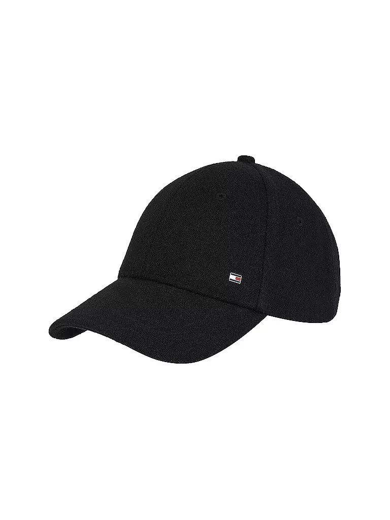 TOMMY HILFIGER Kappe TH CORP LOVE MELTON  schwarz