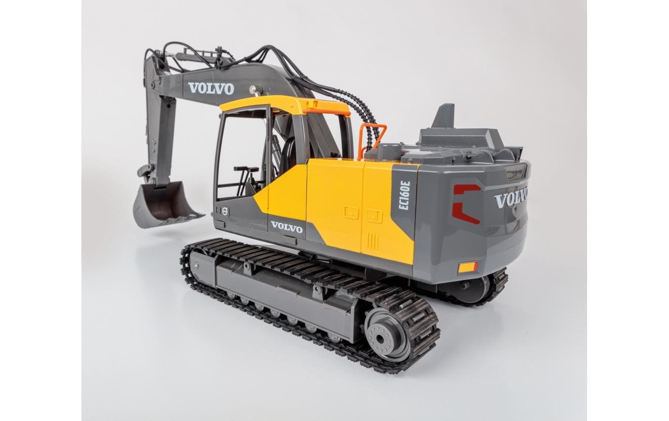 Bagger Volvo 1:16, RTRVoll Funktionsfähiger Volvo Kettenbagger mit 2.4 GHz Fernsteuerung