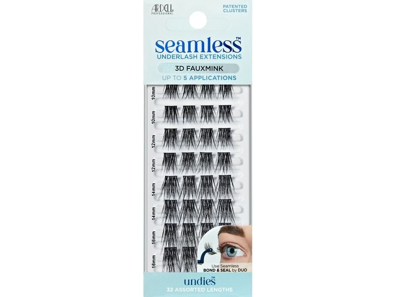 Ardell Künstliche Wimpern Seamless Refill 3D Faux Mink Schw Längere Wimpern in wenigen Minuten
