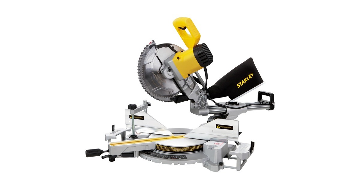 StanleySM1800-QS Afkort- en verstekzaag  (Geel/zwart, 254 mm, 1800W)
