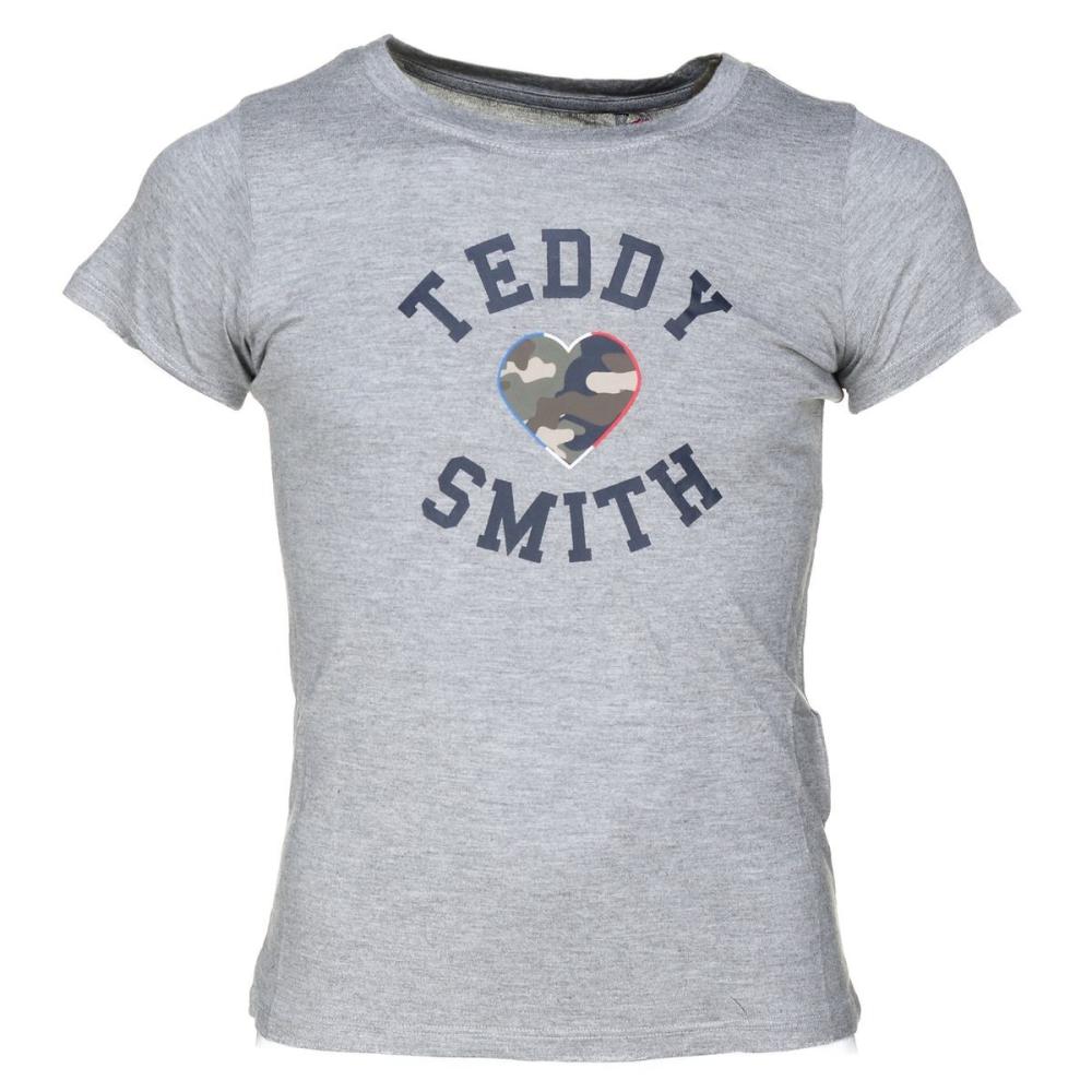 Teddy Smith T-shirt gris chiné enfant Teddy Smith Twelvo