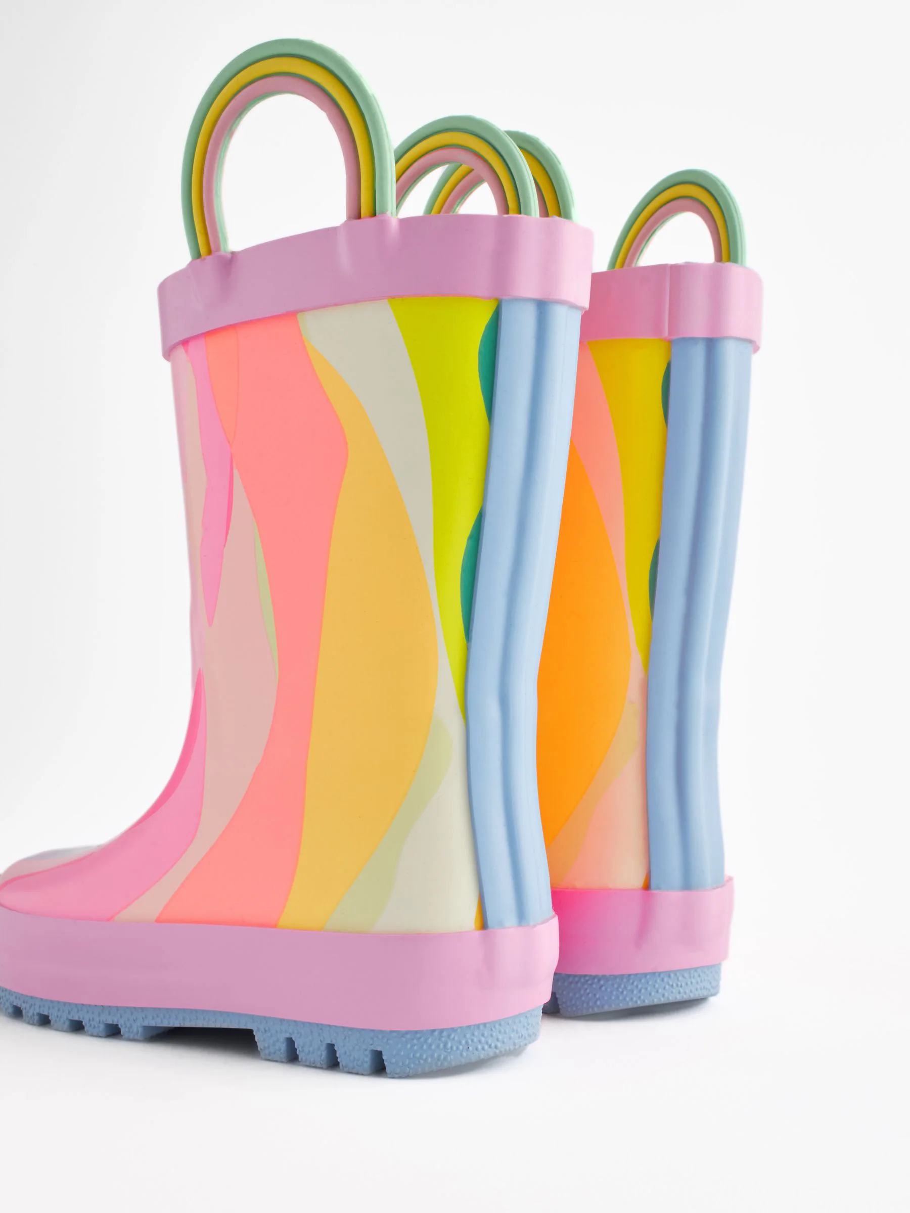 Regenboog - Laarzen met handgreep