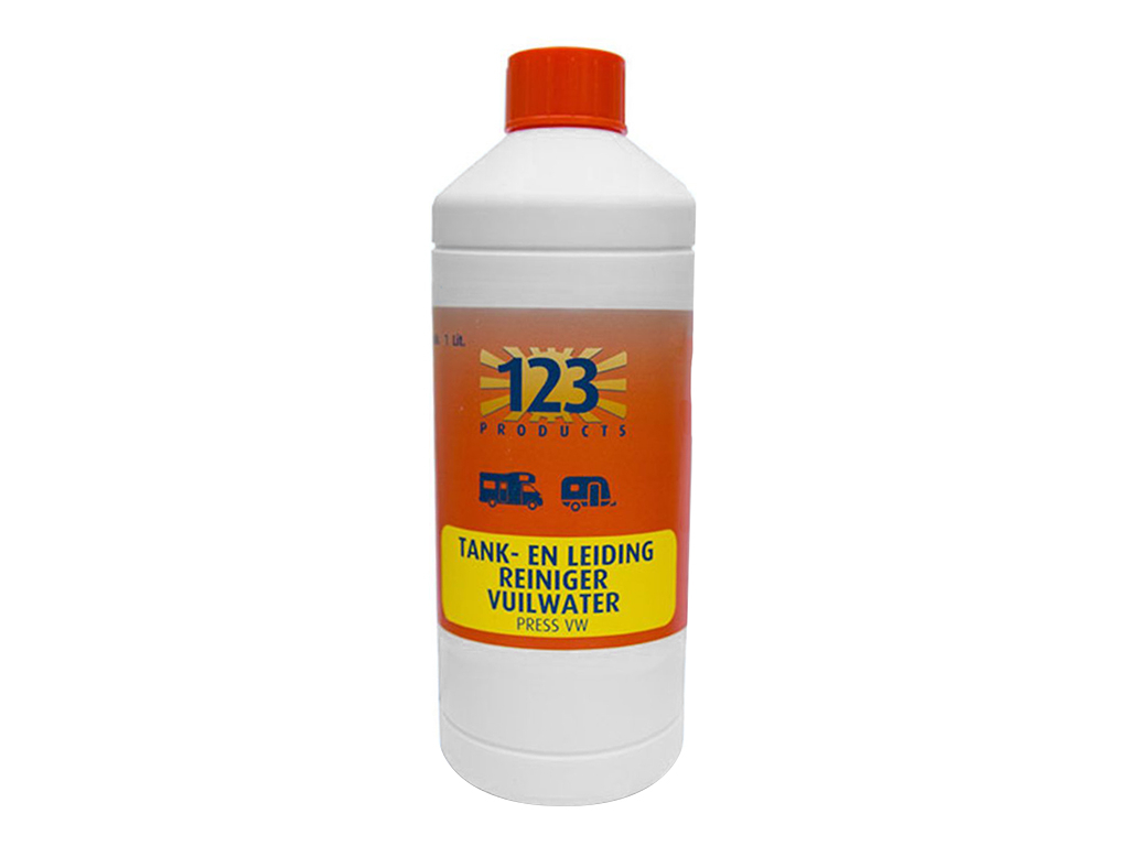 123 Products vuilwatertank- en leidingreiniger - 1 liter