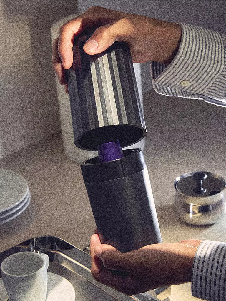 ALESSI Kaspelcrusher PLISSE Black schwarz