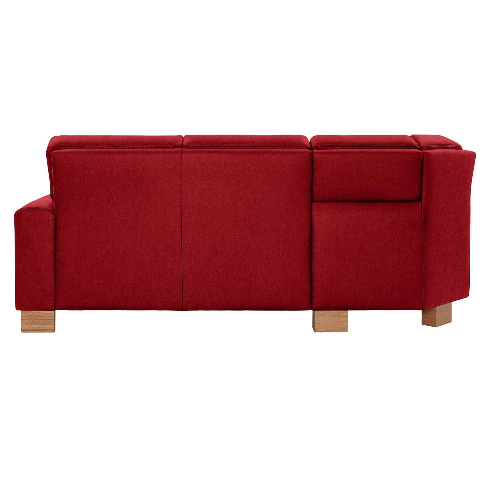 polsterpower Ecksofa - Miro bordeaux - Basismodell - rechts