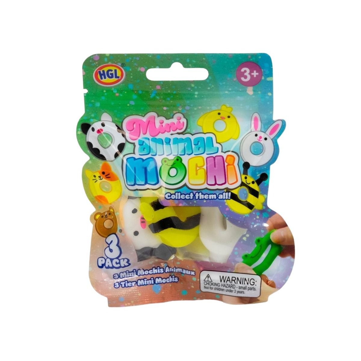 Mini animal mochi squishy Mercredi et Patati