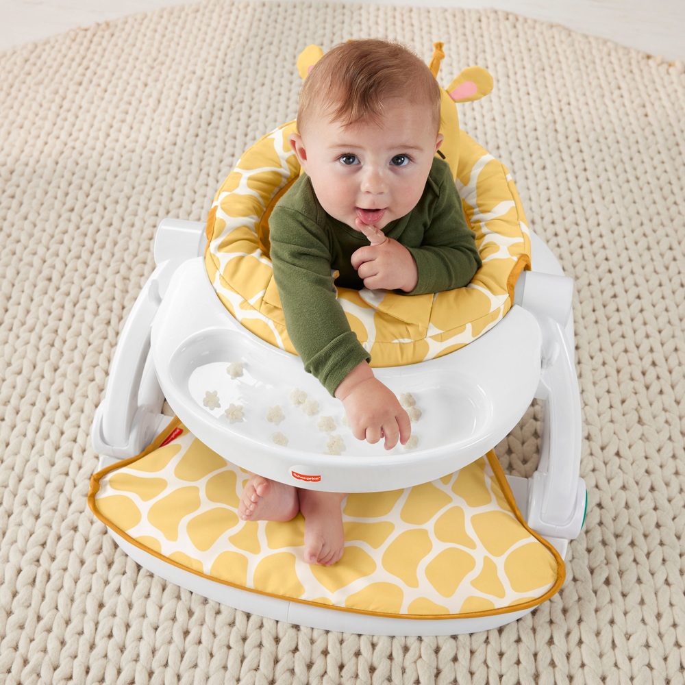 Fisher-Price Giraffe Sit-Me-Up Bodensitz mit Tablett