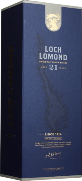 LOCH LOMOND 21 YEARS SINGLE MALT 70CL