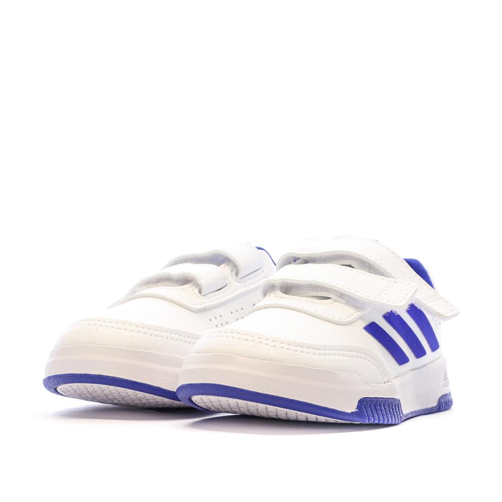 Adidas Baskets Blanche/Bleu Garçon Adidas Tensaur Sport 2.0 Cf