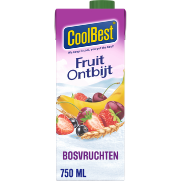CoolBest Fruit Ontbijt Bosvruchten 750 ml