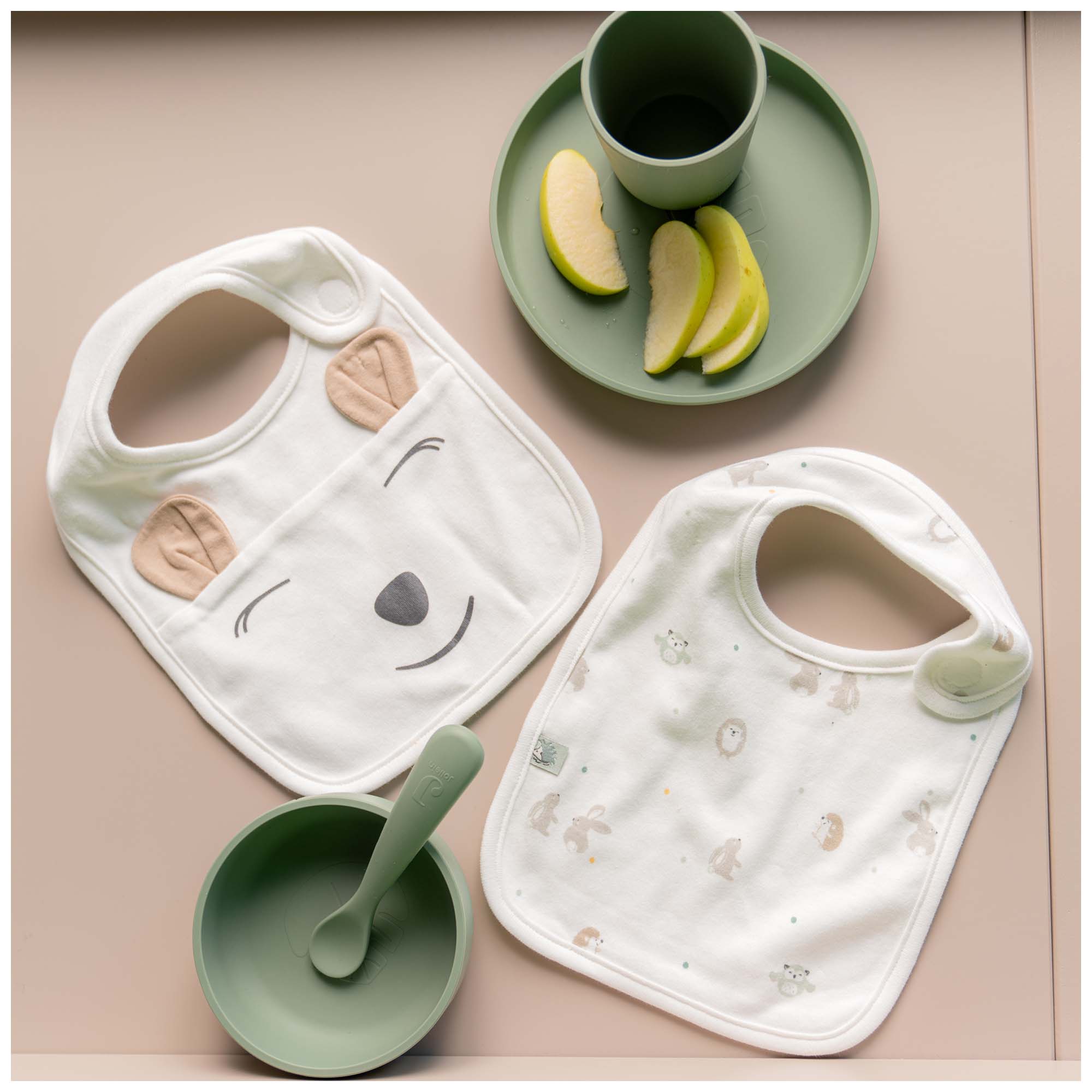 Prénatal Slab Kleine Vriendjes 2-pack wit