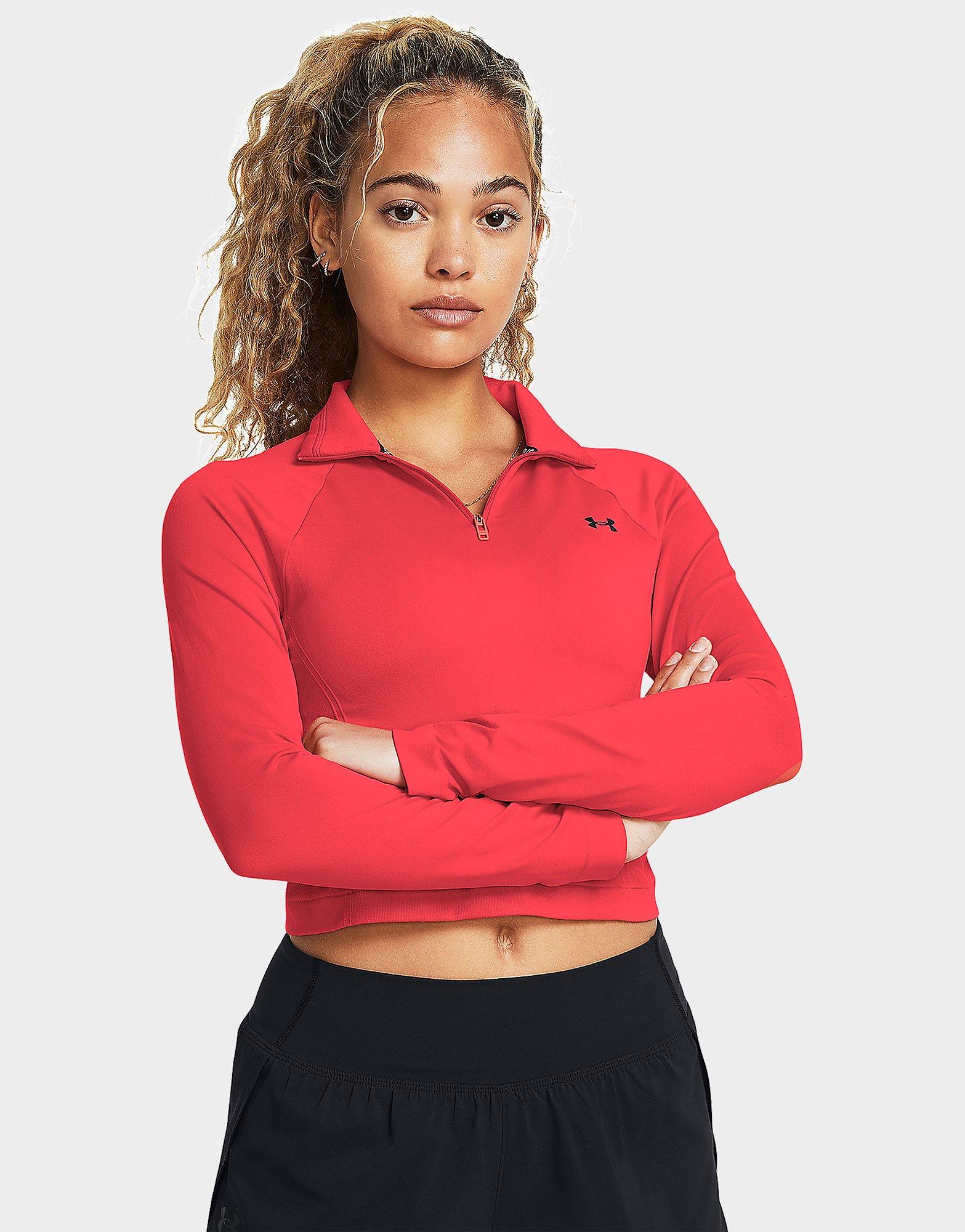 Under Armour Warmup Tops Vanish Seamless 1/4 Zip Crop