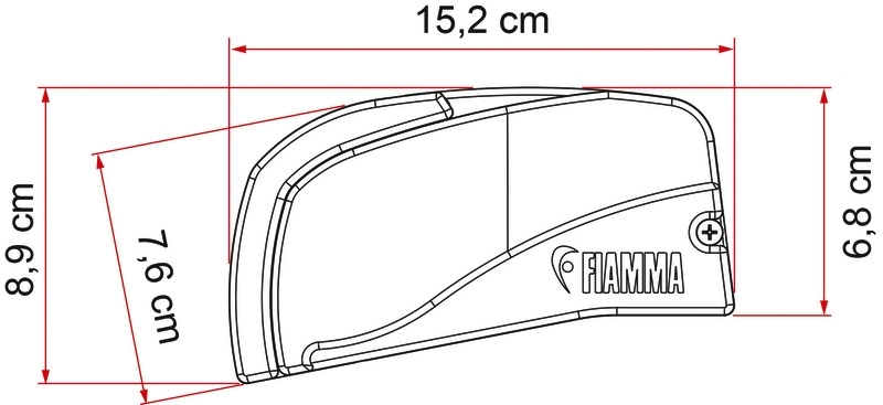 Fiamma F40van Markise für VW T5/T6 - Royal Grey, Deep Black, 2,7m