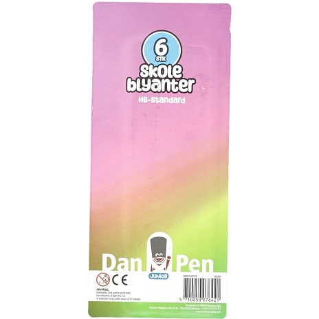Danpen skoleblyanter 6-pak