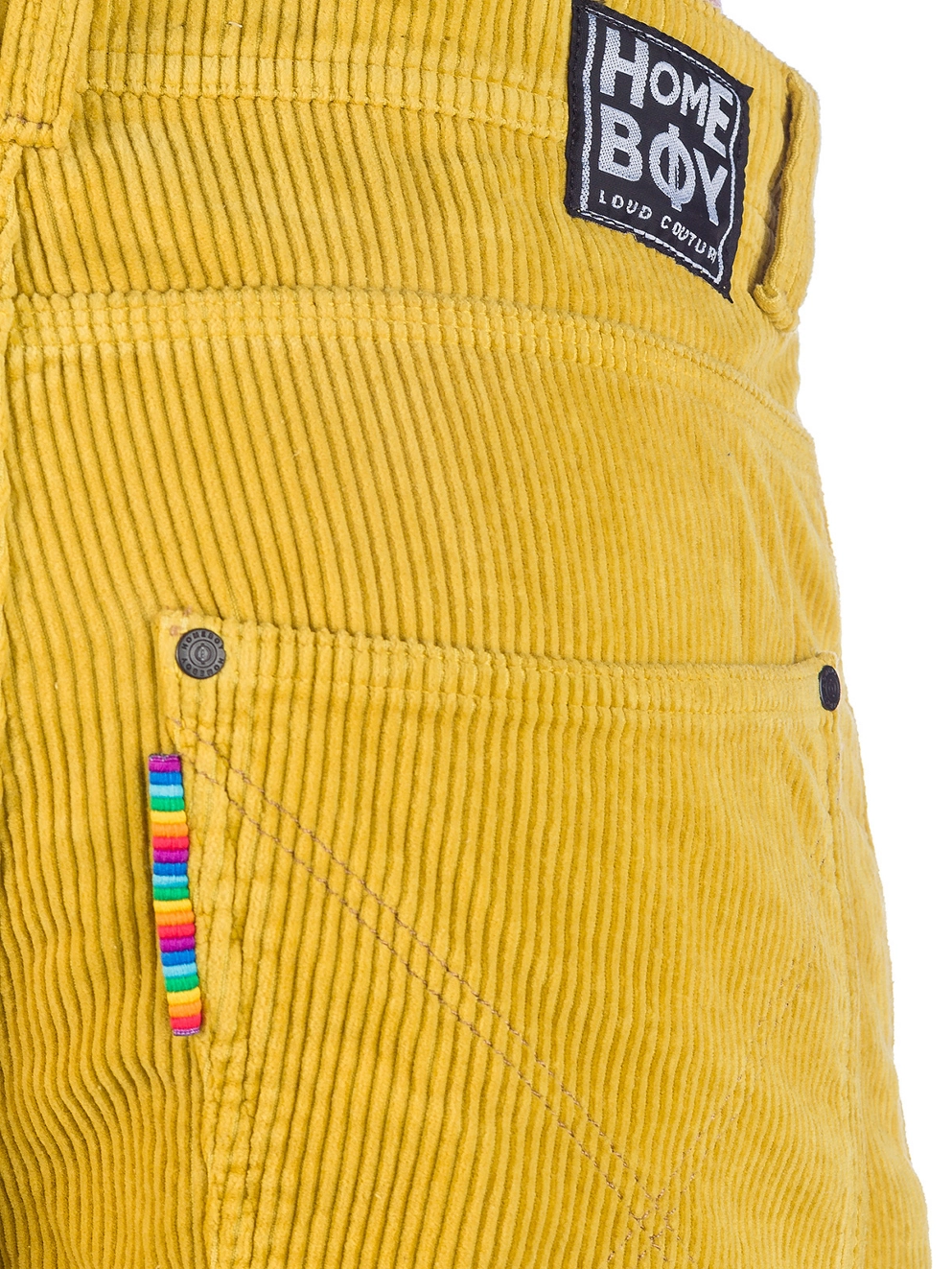 Homeboy X-Tra BAGGY Cord Pants yellow