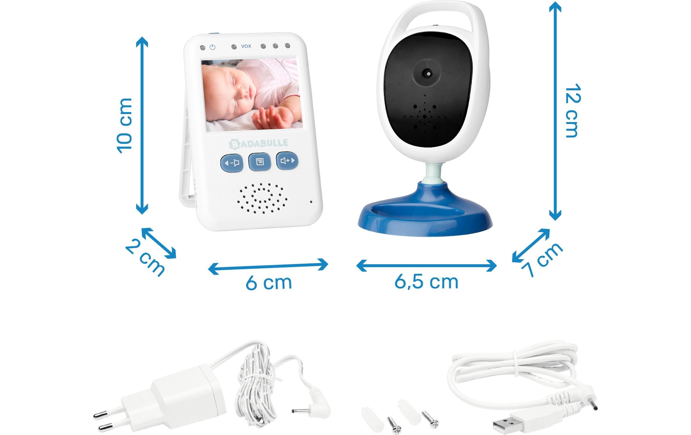 Babyphone mit Kamera<br>Video-Babyphone mit Farbdisplay und 250 m Reichweite