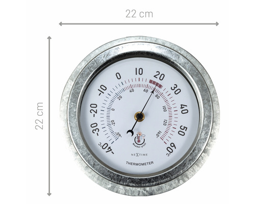 Buitenthermometer Lelie Ø 22 cm