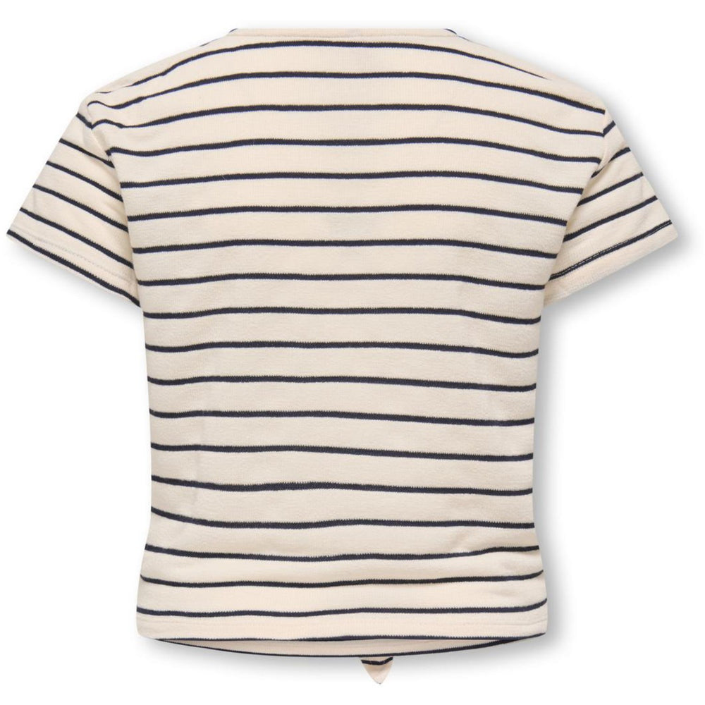 Køb kids ONLY Tofu Night Sky Kogjana Ss Striped Knot Top Jrs