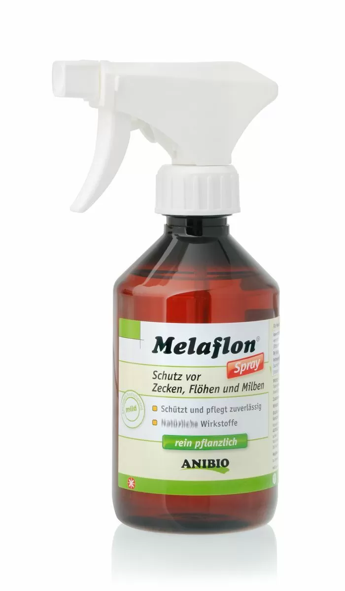 Anibio Melaflon Spray mod flåter og lopper - 300 ml