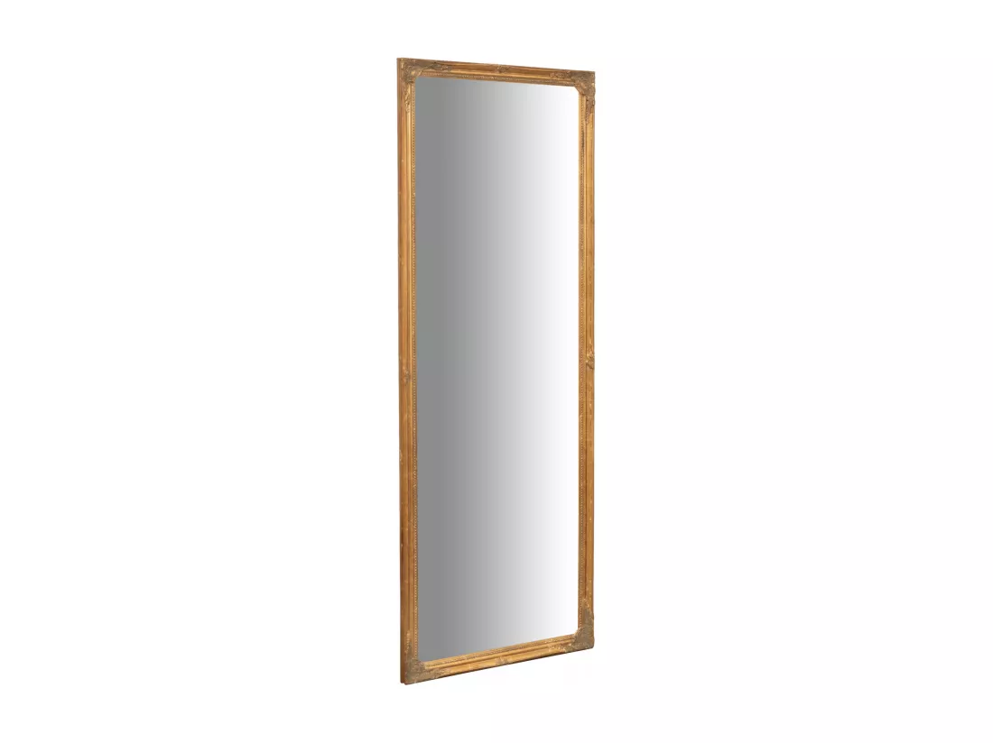 Miroir mural finition or antique - vertical/horizontal - Bois - 50x140 cm