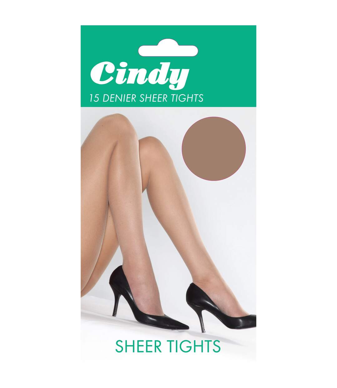 Cindy - Collants satinés 15 deniers (1 paire) - Femme (Sahara) - UTLW111