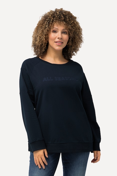 Sweatshirt, Stickerei, Classic, Rundhals, Langarm
