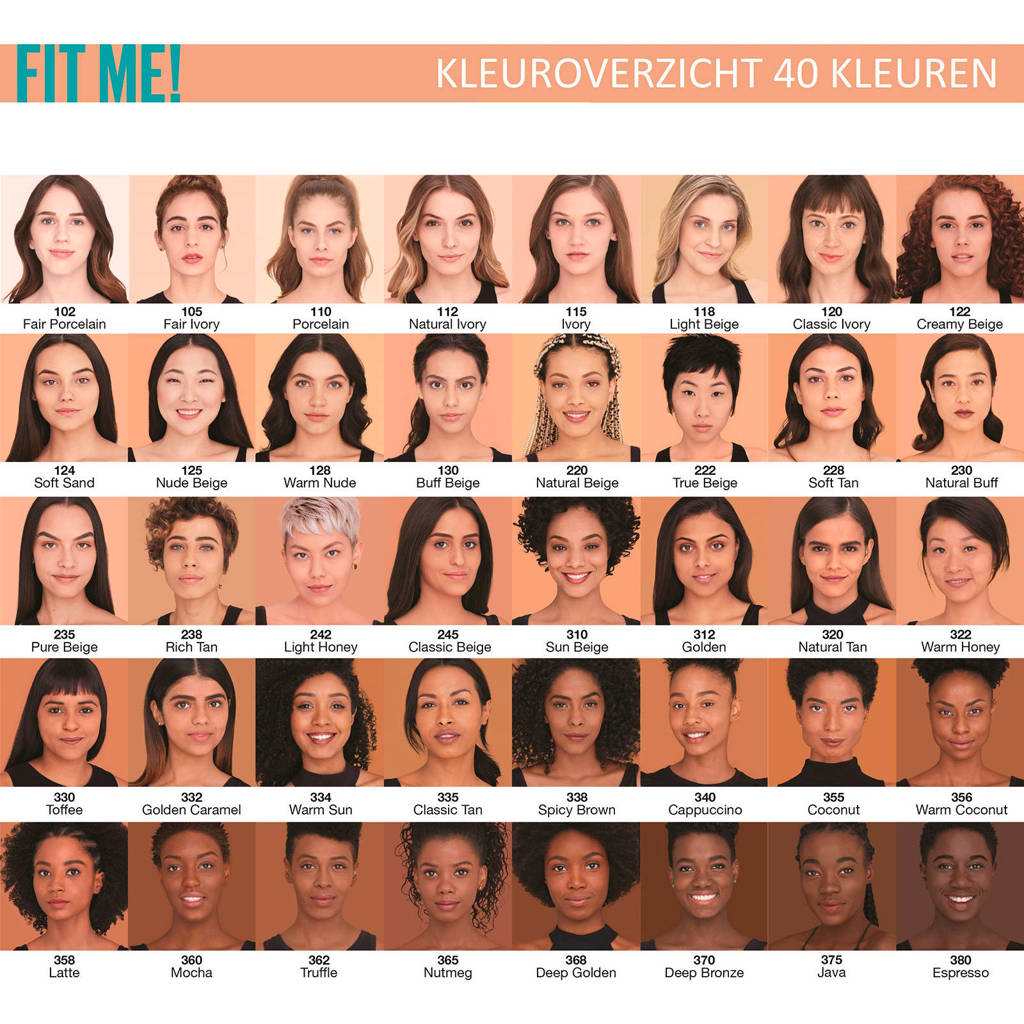 Fijn spulFit Me Matte & Poreless Foundation - 097 Natural