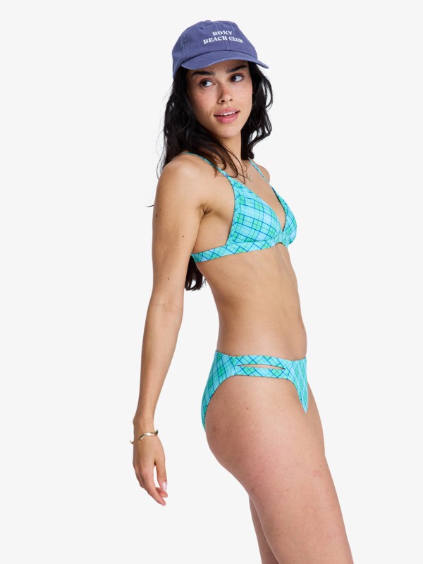 Printed Essentials Classic Bas de bikini Vert Femme