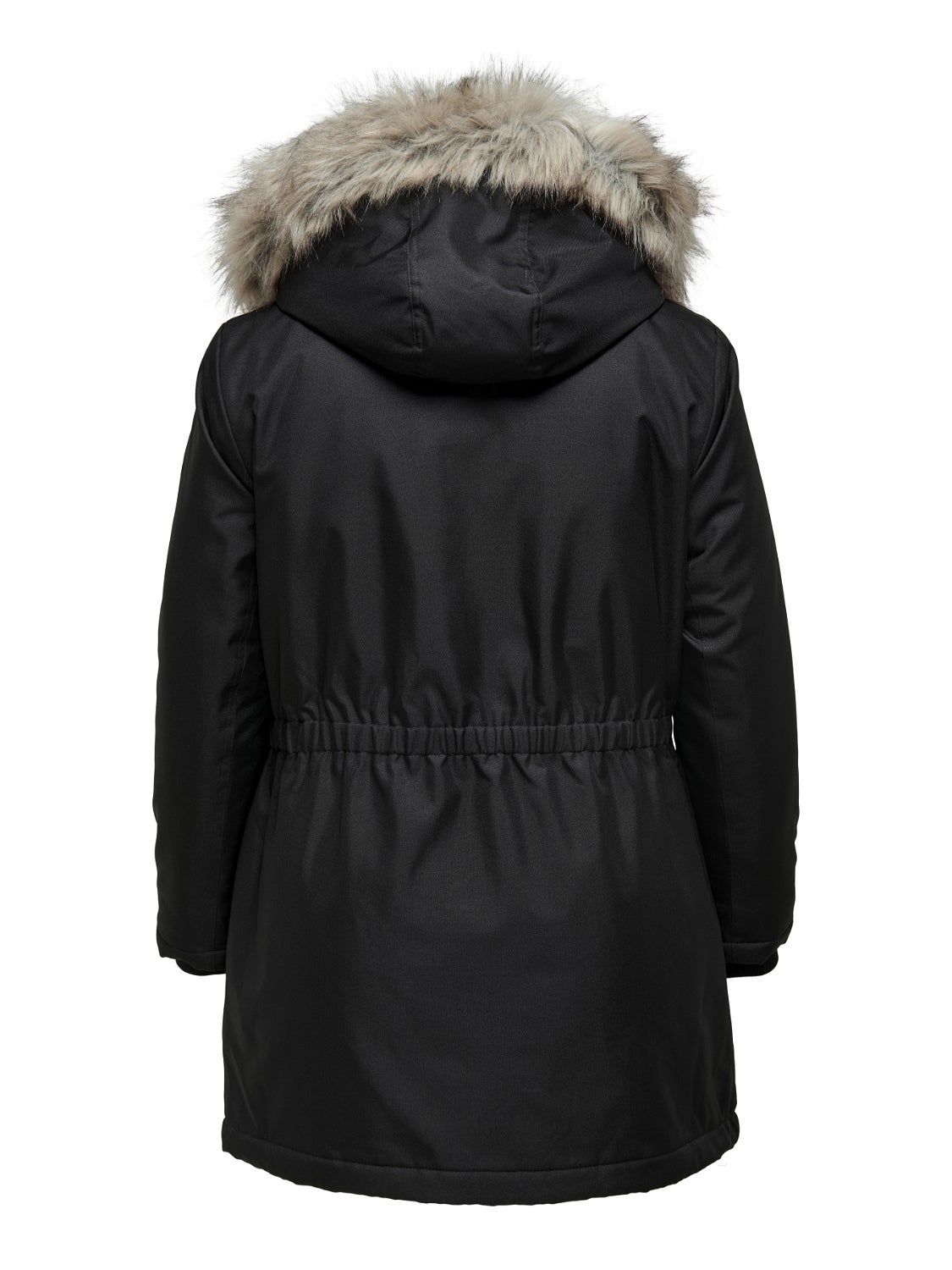 CARIRENA Langer Parka Black