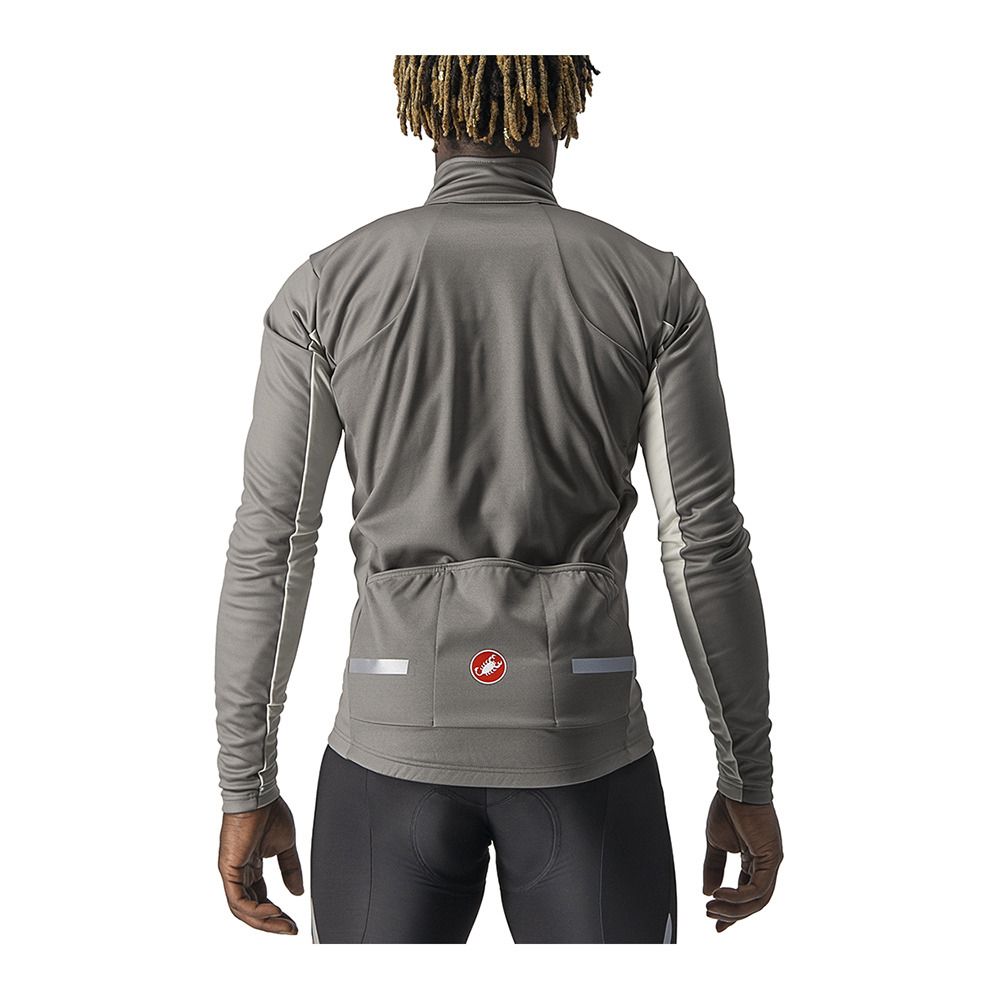 Castelli MORTIROLO 6S - Veste Homme nickel gray/chalk/black reflex