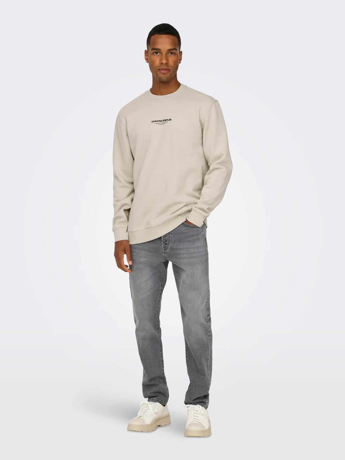 ONSCURATED Sweatshirt Silver Lining
