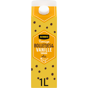 Jumbo Vanille Vla met Crunchy Chocoladebolletjes 1 L
