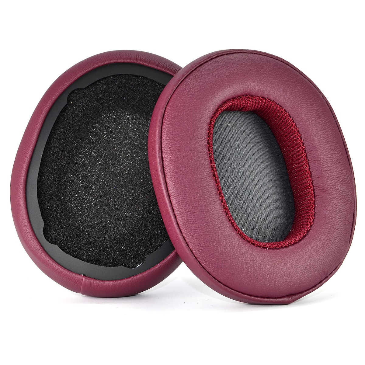 2 pakke erstatnings øreputer for Skullcandy Crusher Wireless/Crusher ANC/Hesh3 Mørkerød