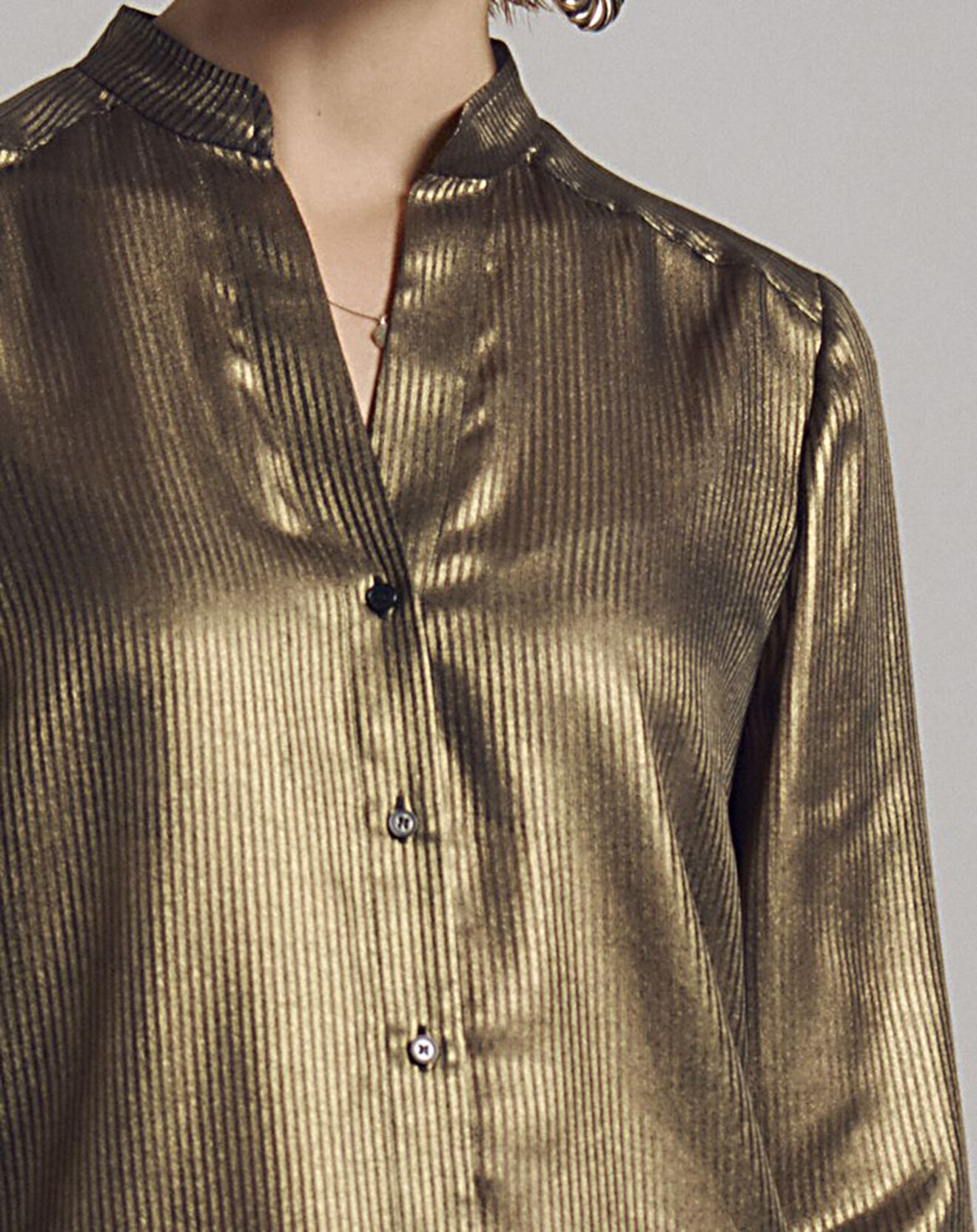 Devernois Chemise Christmas dorée