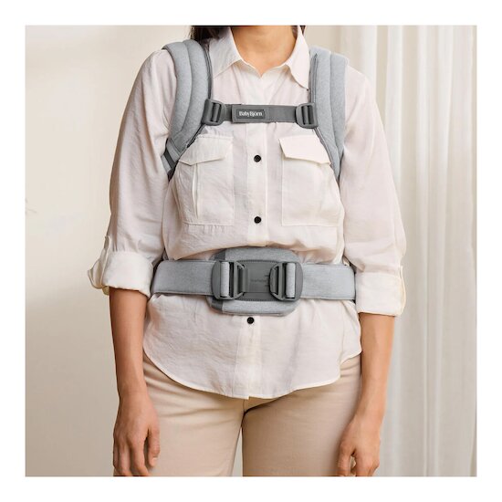 Porte-bébé Harmony   Tissé chiné / gris clair        de               BabyBjörn