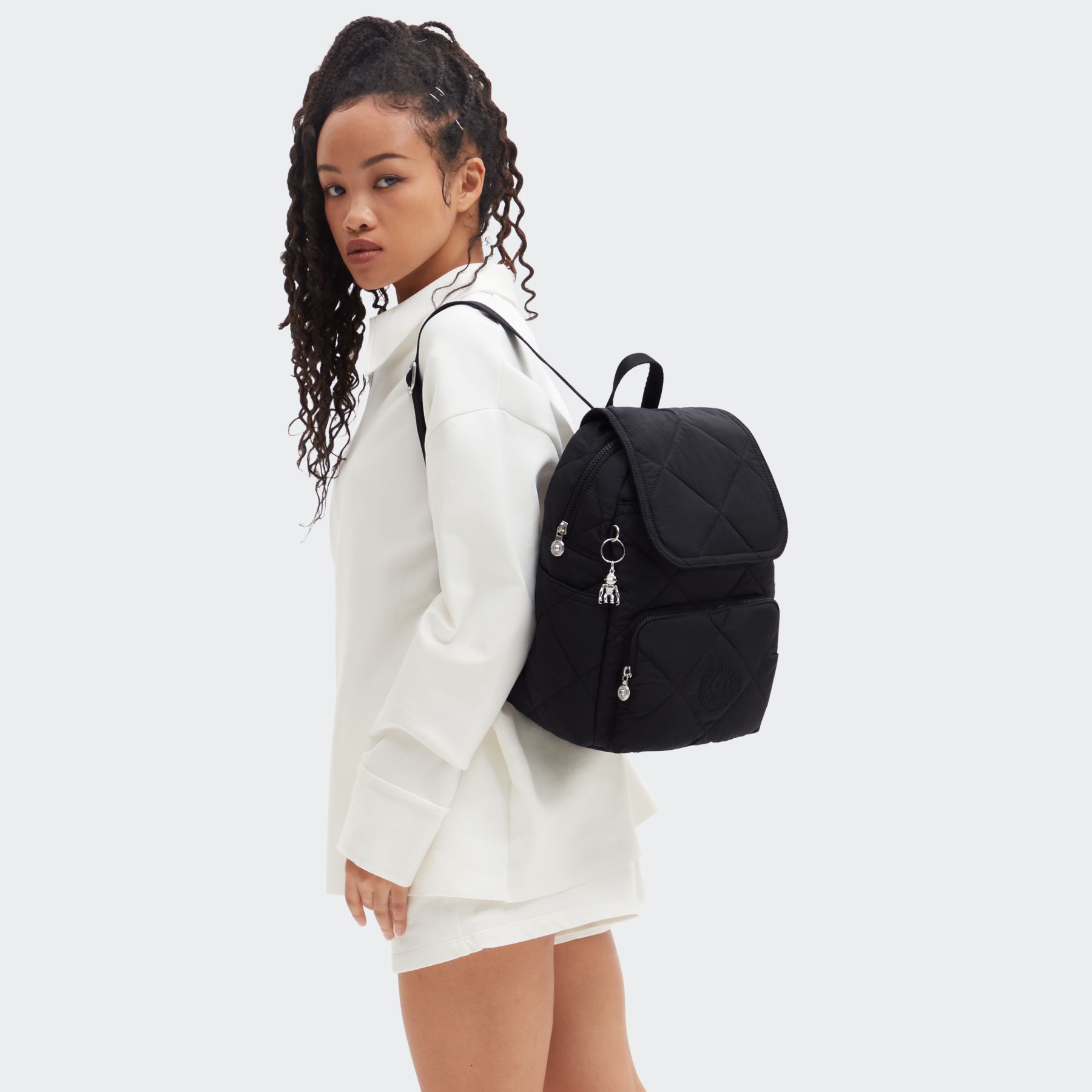 CITY PACK S Petit Sac à Dos - Cosmic Black Quilt