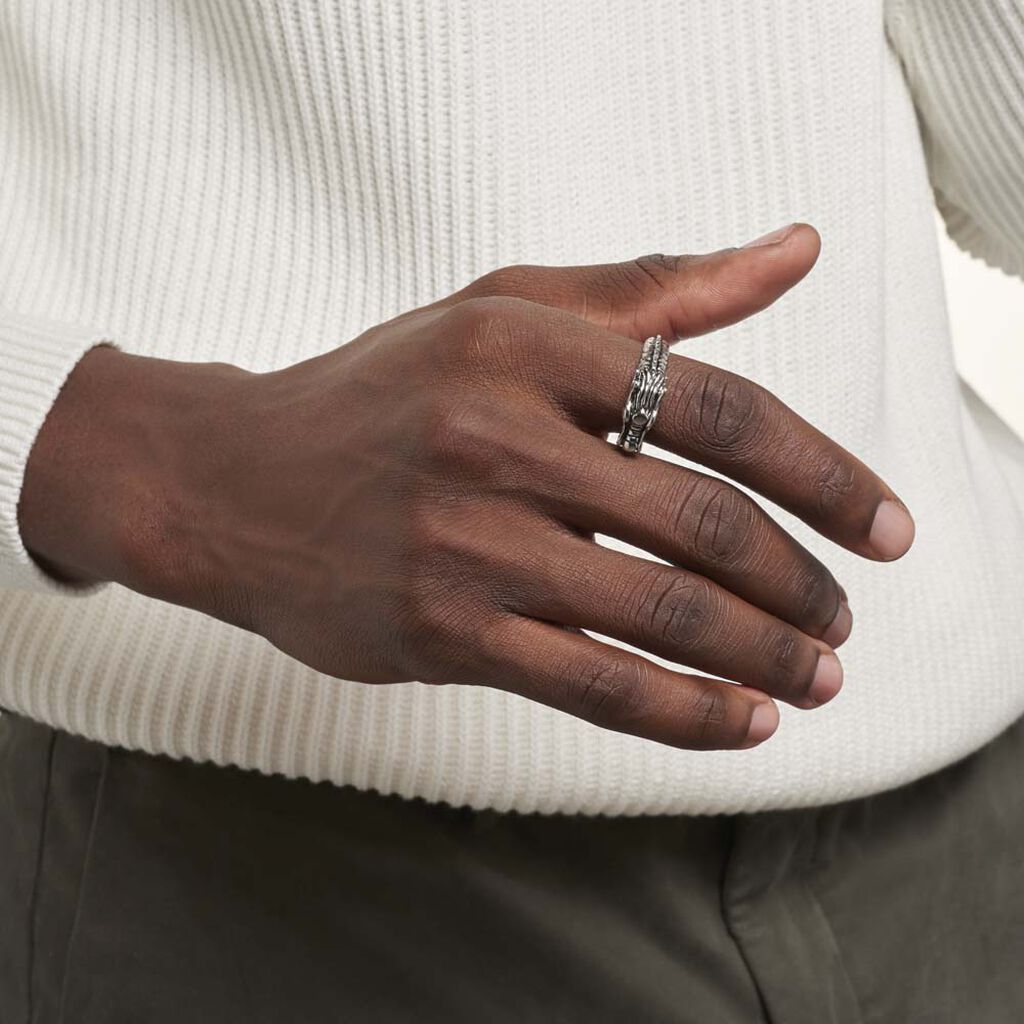 Bague Lacme Acier Blanc