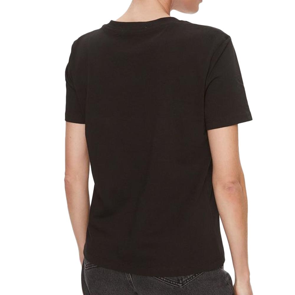 Calvin Klein Jeans T-shirt Noir Femme Calvin Klein Jeans Badge