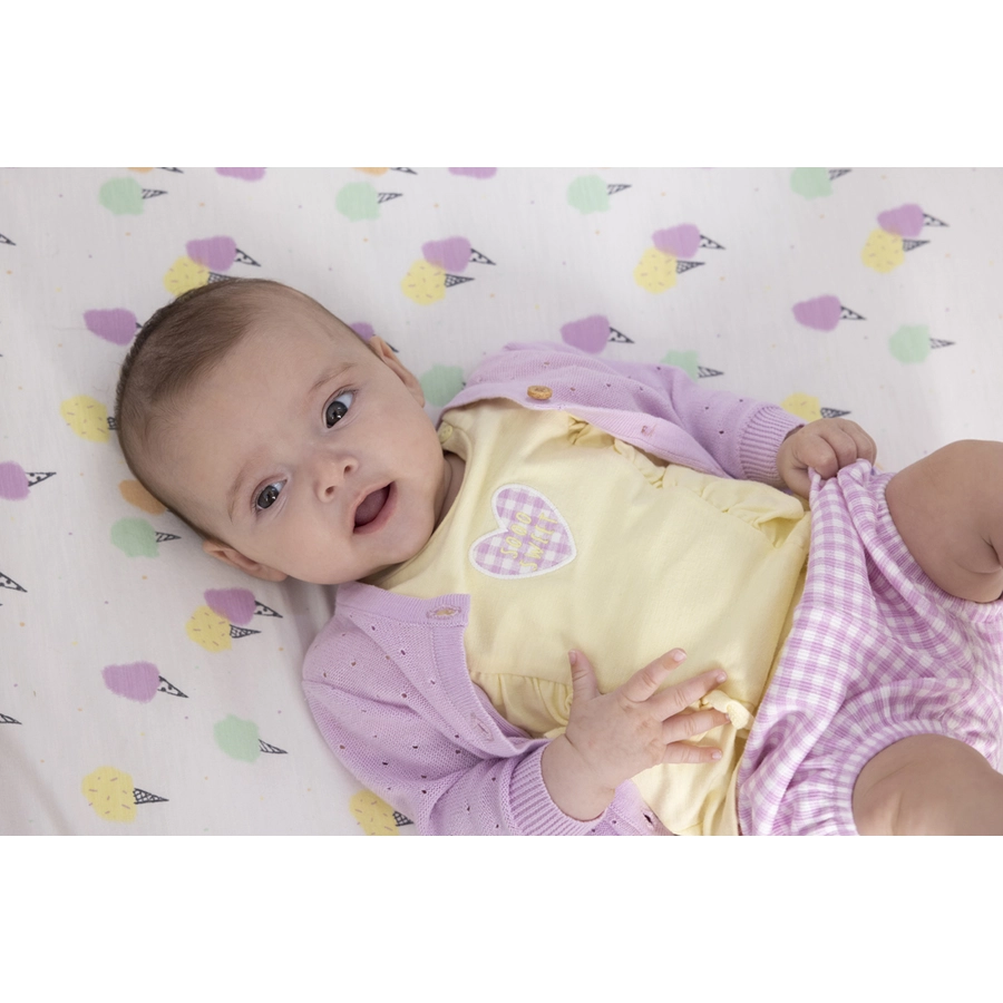 Feetje Strickjacke Cotton Candy Lila