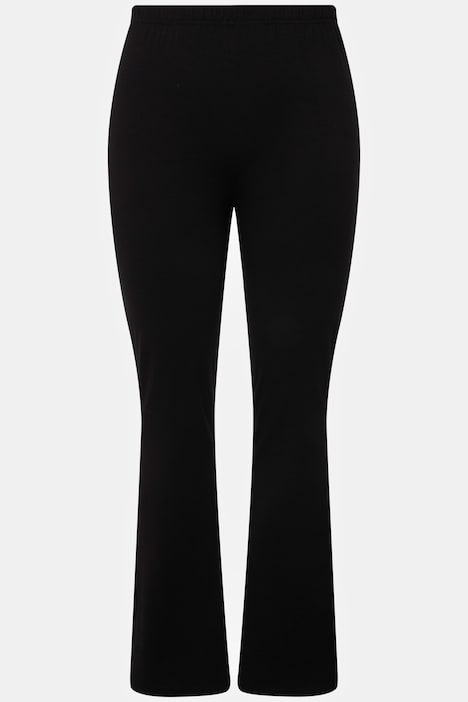 Hose, Yogahose, Jersey, ausgestelltes Bein, Elastikbund