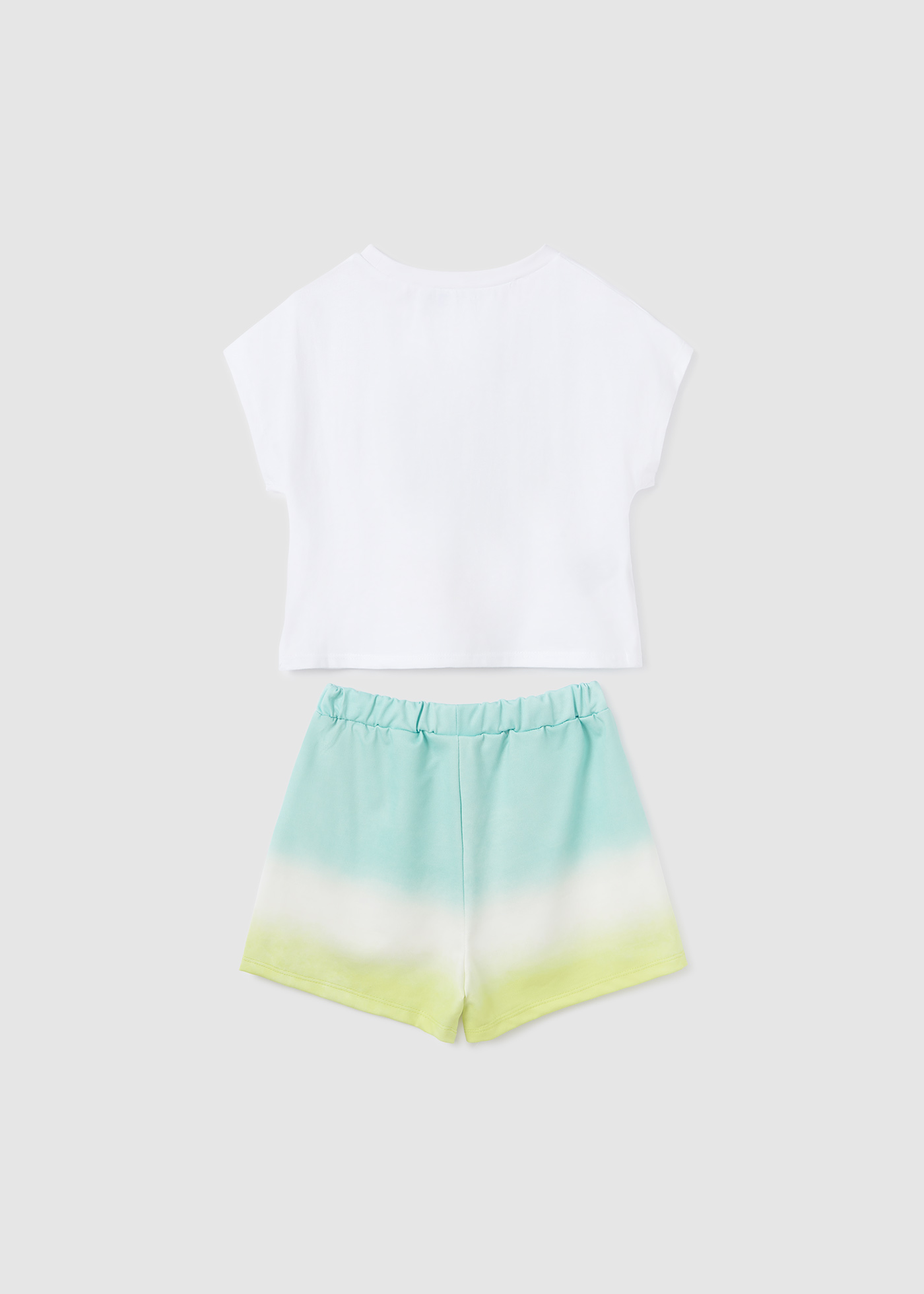 Conjunto de duas peças com estampa para meninas
