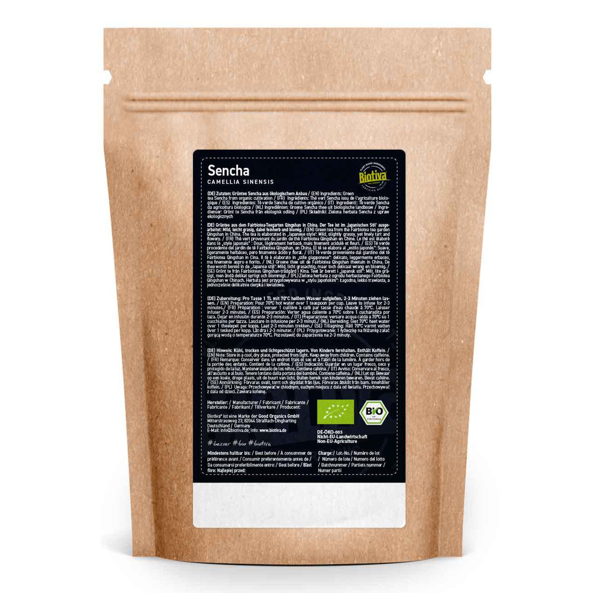 Biotiva Sencha Grüntee extra fine Bio