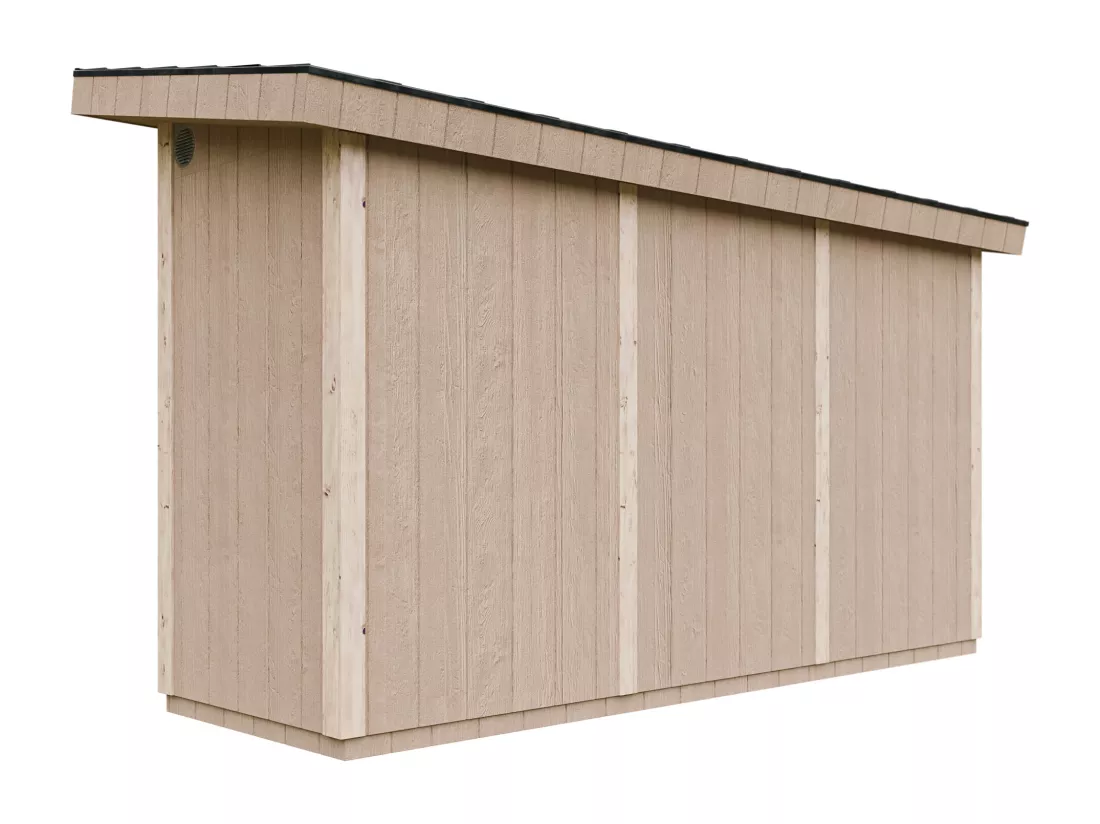 Abri de Jardin Qualité Premium 4m² /L161xL412xH239 cm - Timbela M902A-HARVEST HONEY
