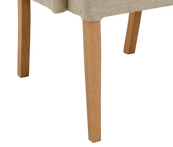Hochlehner-Polsterstuhl mit Armlehne »Hendrick«, beige