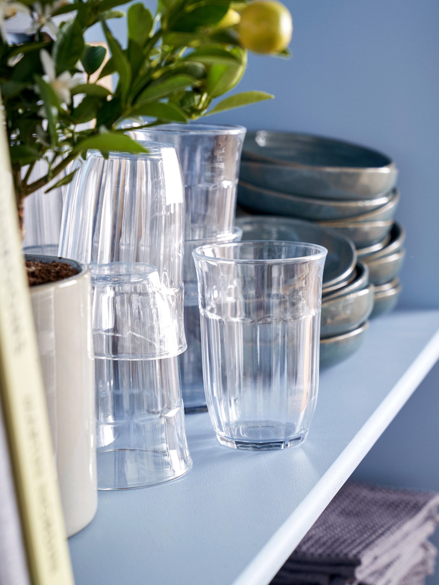 Drikkeglas 4-pak | Glas. 8,7 x 12,6 cm. 310 ml. 4 stk. | Clear
