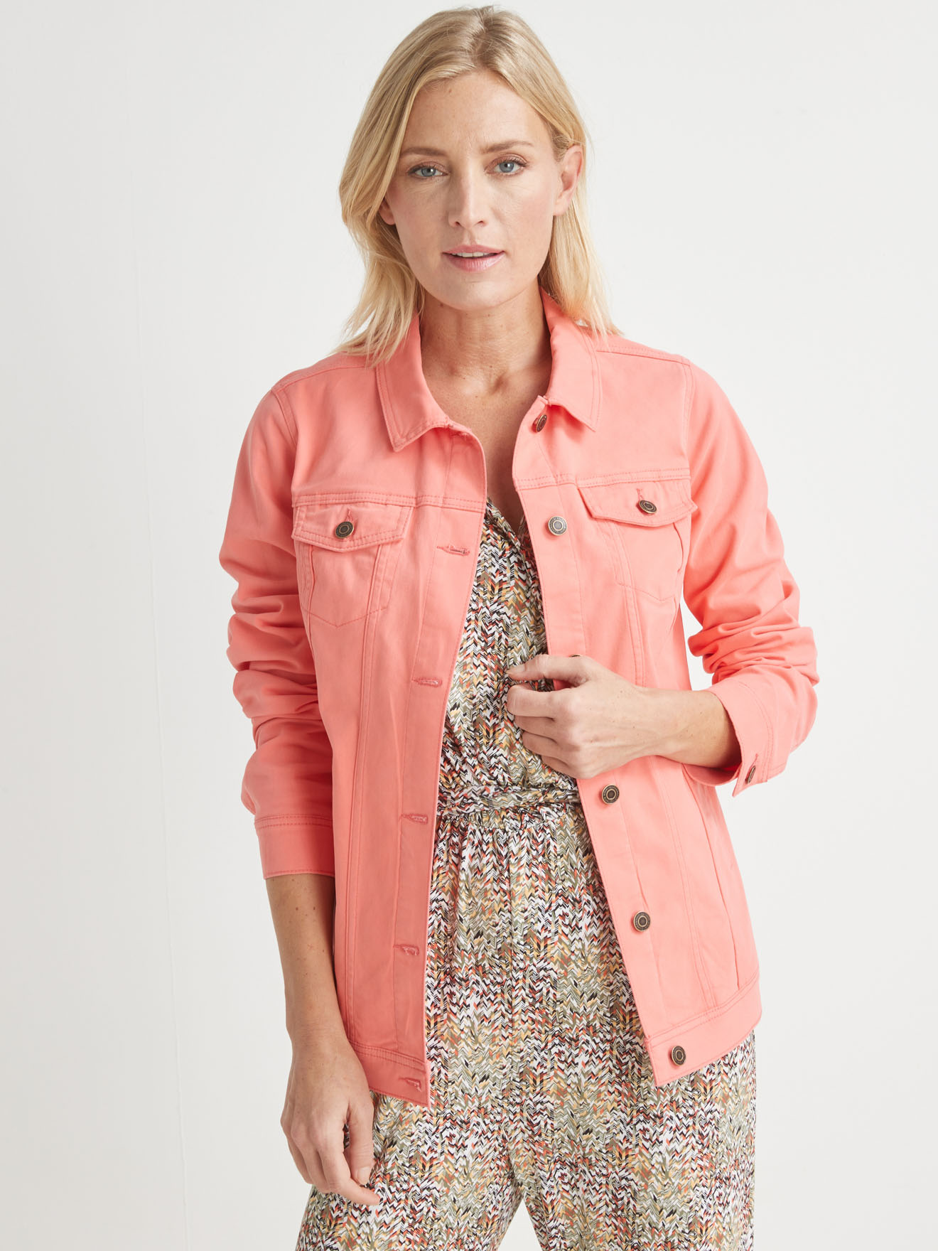 Veste-blouson en tissu stretch