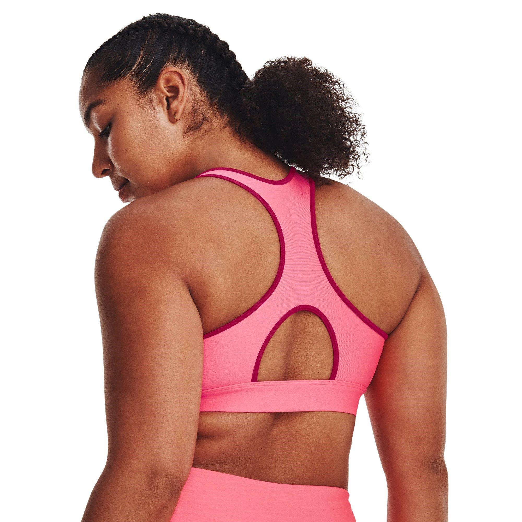 Under Armour UA HeatGear Armour Mid Padless Sports Bra Womens