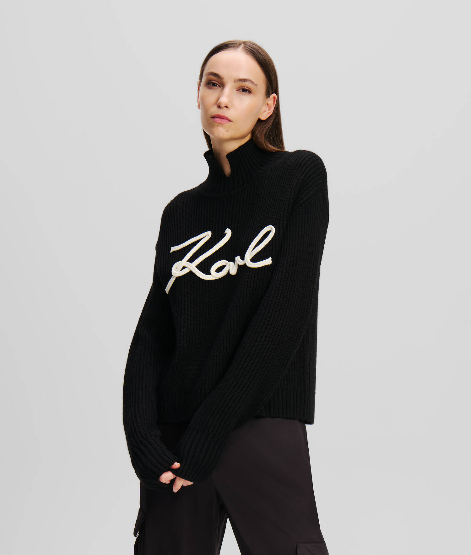 PULL À SOUTACHE KARL SIGNATURE